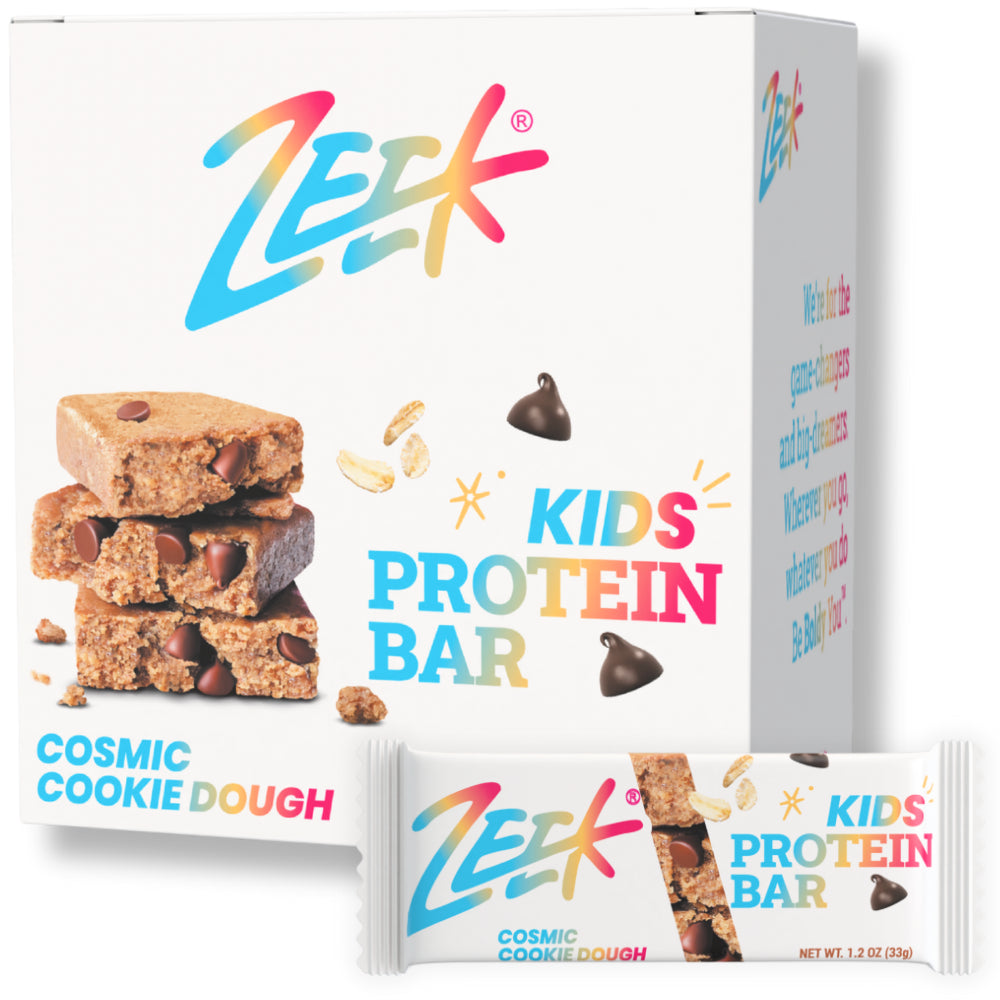 Zeek Kids Protein Bar - Cosmic Cookie Dough 12 CT – Zeek - Be